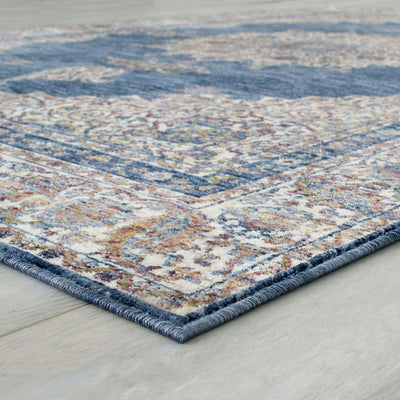 Payas - 5' x 7' Area Rug - Blue / Beige - Grand Furniture GA