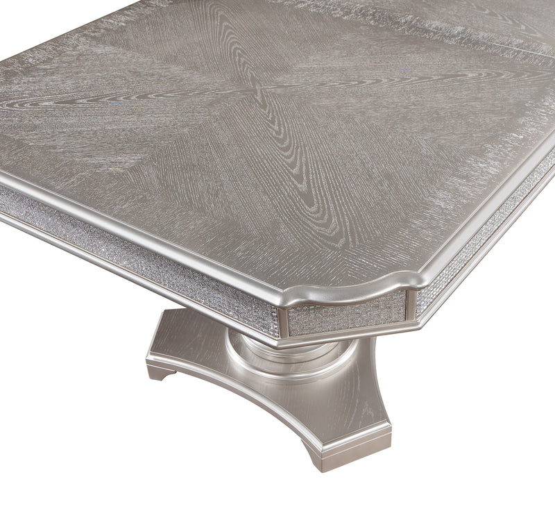 Klina - Dining Table - Pearl Silver - Grand Furniture GA