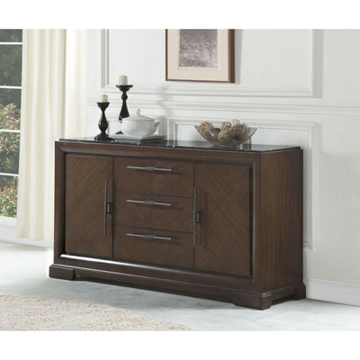 Selma - Server - Marble & Tobacco - Grand Furniture GA