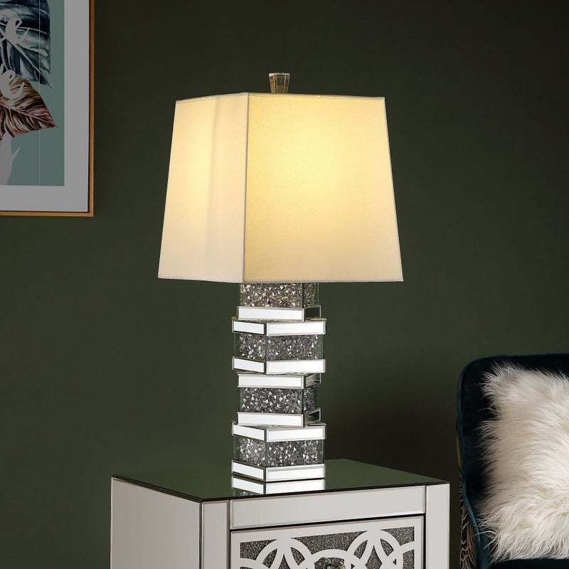 Noralie - Table Lamp - Mirrored - Glass - 30" - Grand Furniture GA