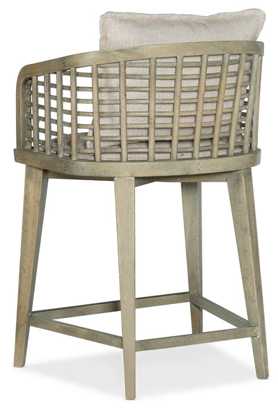 Surfrider - Barrel Back Counter Stool.