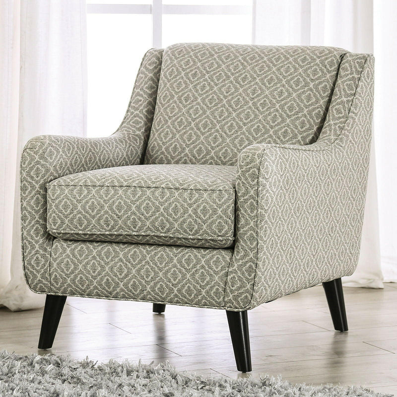 Stephney - Accent Chair - Gray / Gold.