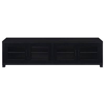 Jupiter - 4 Door Engineered Wood TV Stand - Black