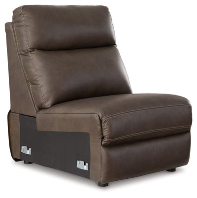 Salvatore - Chocolate - Armless Chair.