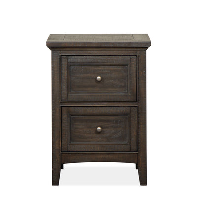 Westley Falls - Small Drawer Nightstand - Graphite.