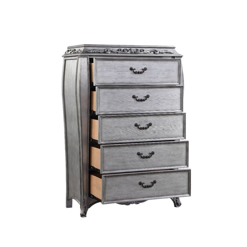 Leonora - Chest - Vintage Platinum - Grand Furniture GA