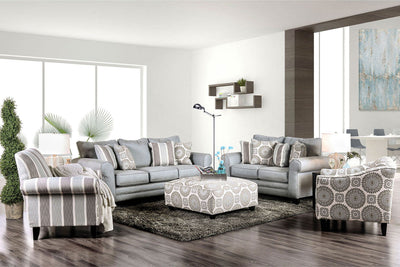 Misty - Loveseat - Blue Gray - Grand Furniture GA