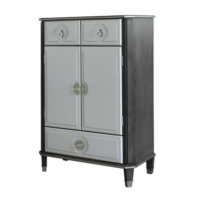 House - Beatrice Chest - Charcoal & Light Gray Finish - Grand Furniture GA