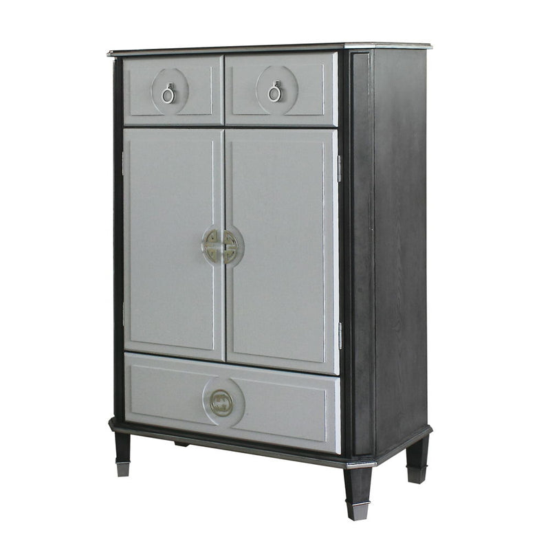 House - Beatrice Chest - Charcoal & Light Gray Finish - Grand Furniture GA