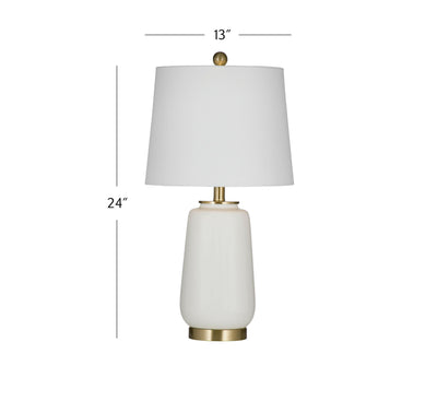 Cream - Table Lamp - White - Table Lamps - Grand Furniture GA