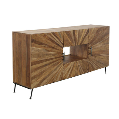 Sunburst - Two Door Two Drawer Credenza.