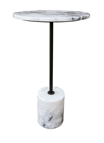 Pandia - Accent Table - Black / White