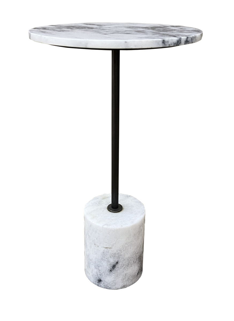 Pandia - Accent Table - Black / White