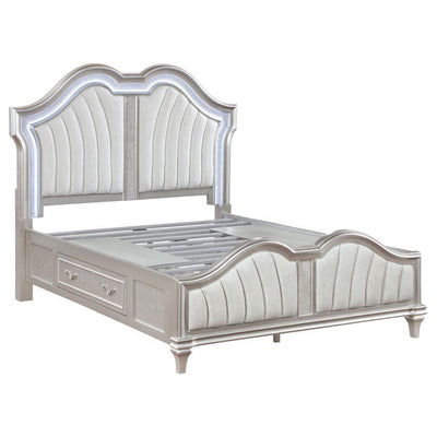 Evangeline - Storage Bedroom Set With LED Headboard