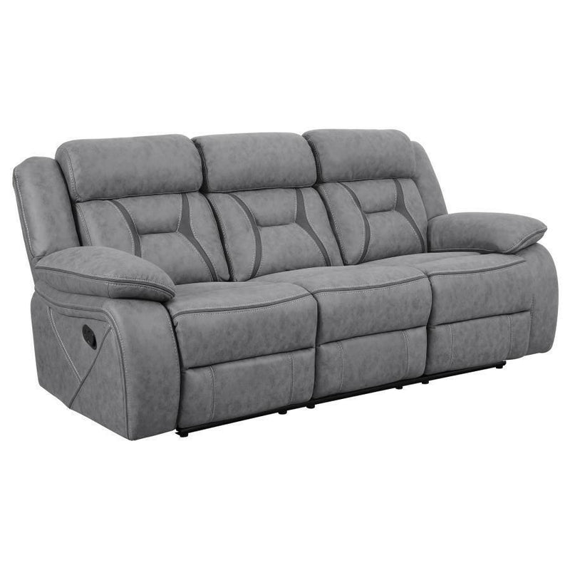 Higgins - Pillow Top Arm Upholstered Motion Sofa.