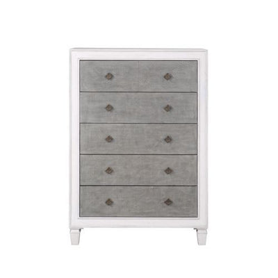 Katia - Chest - Rustic Gray & White Finish - Grand Furniture GA