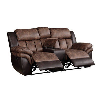 Jaylen - Loveseat - Toffee & Espresso Polished Microfiber - Grand Furniture GA