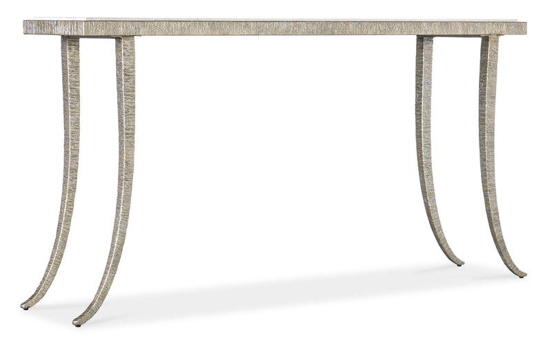 Melange - Sabre Console Table - Pearl Silver