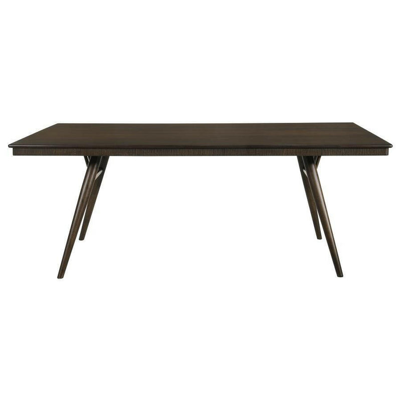 Wes - Rectangular Dining Table - Dark Walnut - Grand Furniture GA