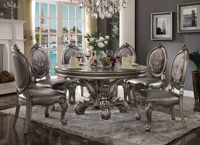 Versailles - Dining Table - Antique Platinum - 30" - Grand Furniture GA