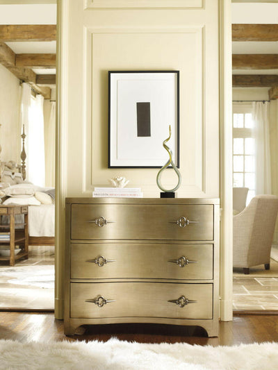 Sanctuary - 3-Drawer Shaped Front Chest - Gold.