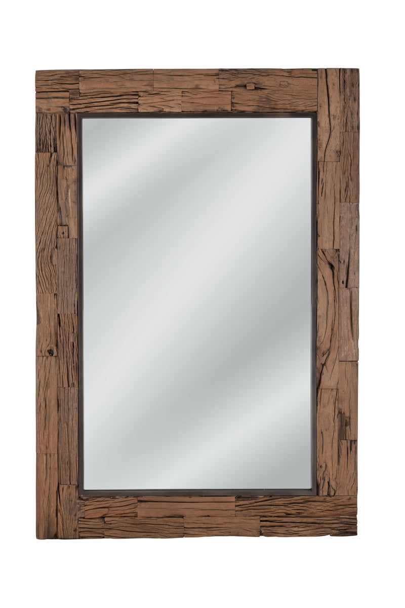 Rustic - Floor MIrror - Dark Brown - Floor Mirrors - Grand Furniture GA