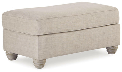 Traemore - Linen - Ottoman.