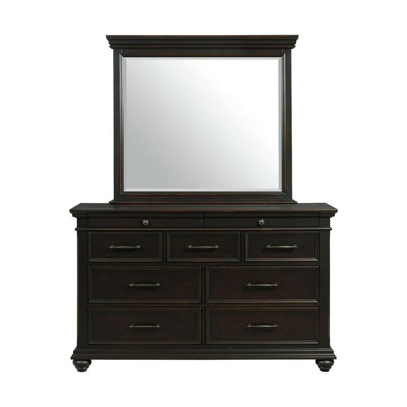 Slater - 9-Drawer Dresser With Mirror - Dresser & Mirror - Grand Furniture GA