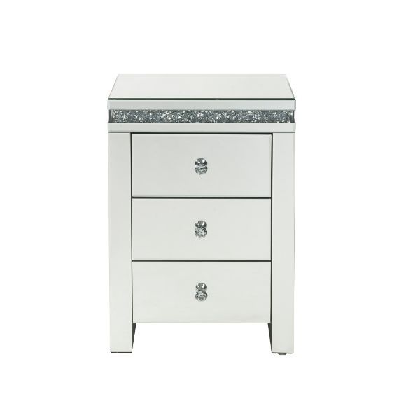 Noralie - Accent Table - Mirroed & Faux Diamonds - Grand Furniture GA