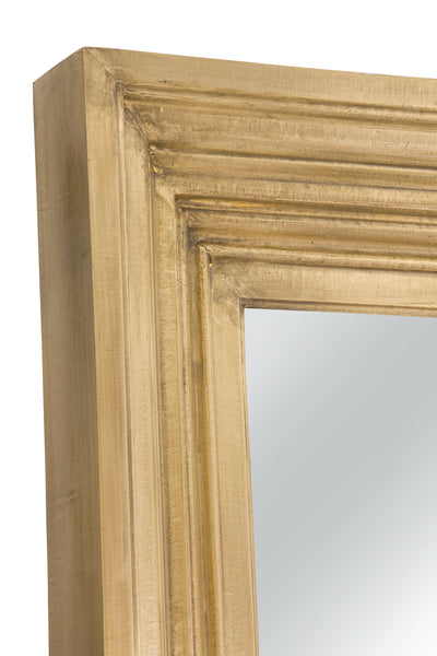 Queenie - Floor Mirror - Brass - Floor Mirrors - Grand Furniture GA