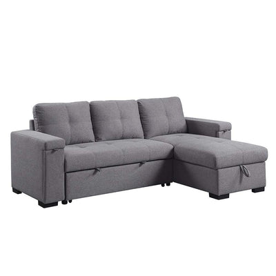 Jacop - Sectional Sofa - Dark Gray Fabric - Grand Furniture GA