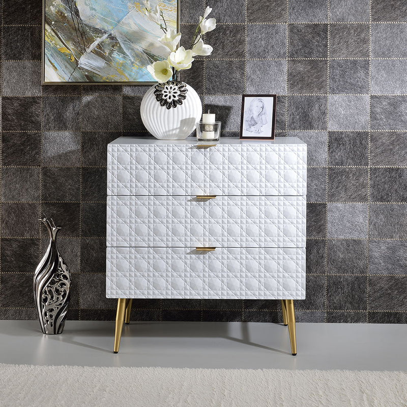 Maisey II - Dresser - White & Gold - Grand Furniture GA