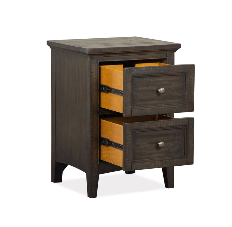 Westley Falls - Small Drawer Nightstand - Graphite.