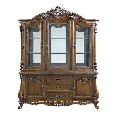 Latisha - Hutch & Buffet - Antique Oak Finish - Grand Furniture GA