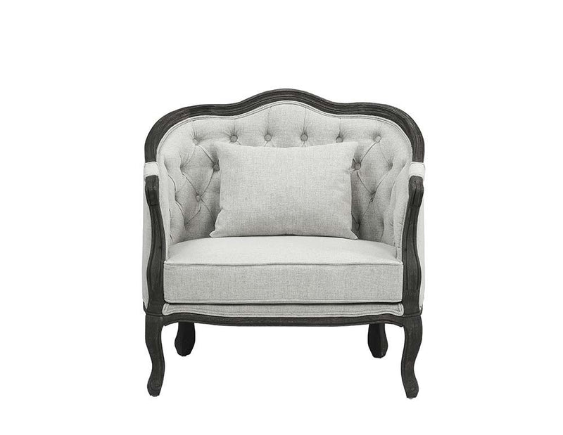 With a nod to vintage French design, the Samael is a modern interpretation of a camel-back sofa is distinguished by its exposed, and beautifully carved, wooden frame that wraps you in comfort.