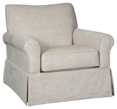 Searcy - Quartz - Swivel Glider Accent Chair.