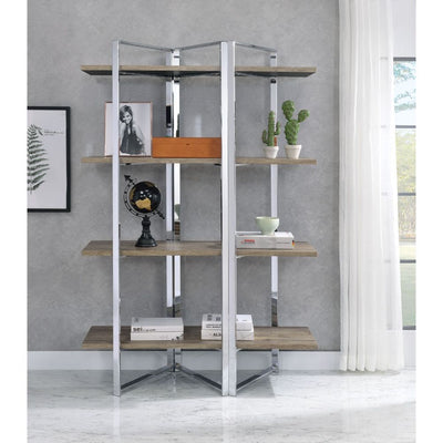 Libby - Bookshelf - Chrome - Grand Furniture GA