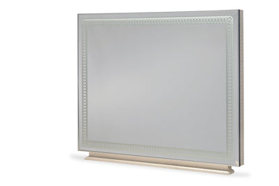 Hollywood Swank - Rectangular Dresser Mirror - Crystal Croc.