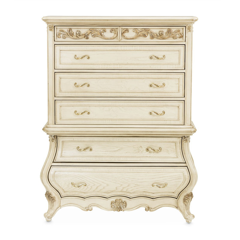 Platine de Royale - 6-Drawer Chest - Champagne