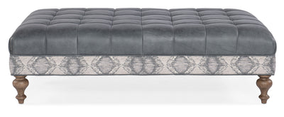 Rects - XL Ottoman With Tufted Top