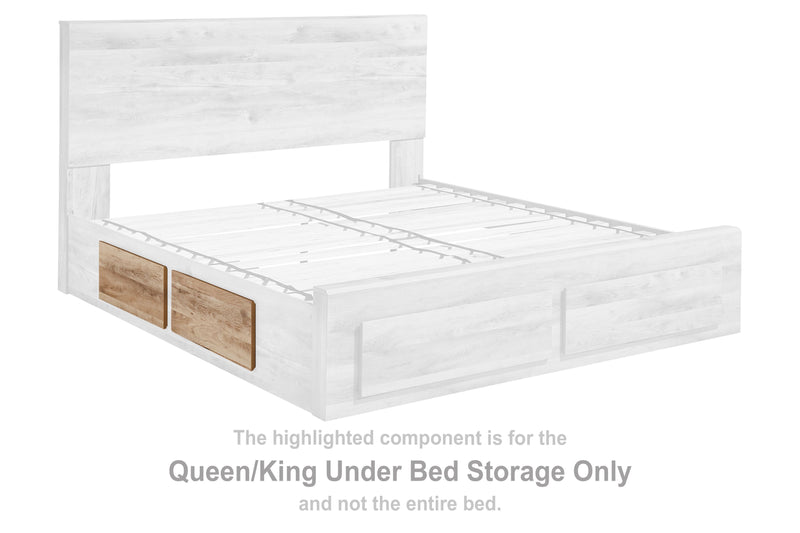 Hyanna - Tan Brown - Queen/King Under Bed Storage