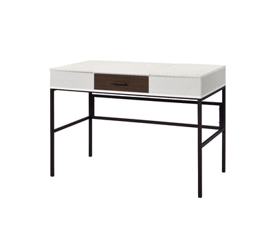 Verster - Desk - Natural & Black Finish - Grand Furniture GA