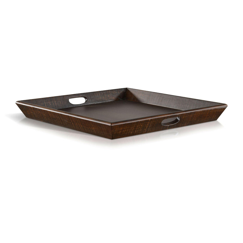 Homestead - Ottoman Tray - Dark Brown.