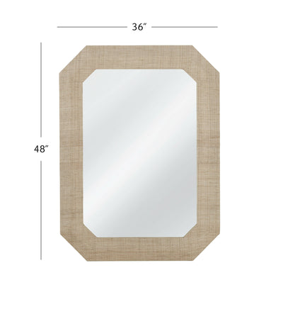 Shashi - Wall Mirror - Beige - Wall Mirrors - Grand Furniture GA