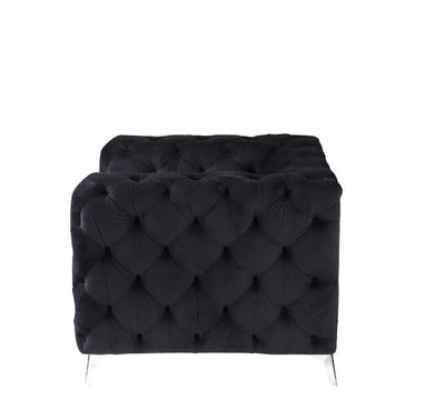 Phifina - Chair - Black Velvet - Grand Furniture GA