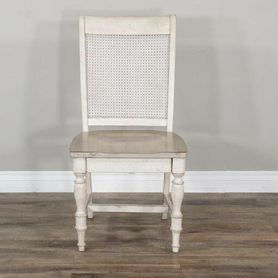 Westwood Village - Caneback Chair With Wood Seat.