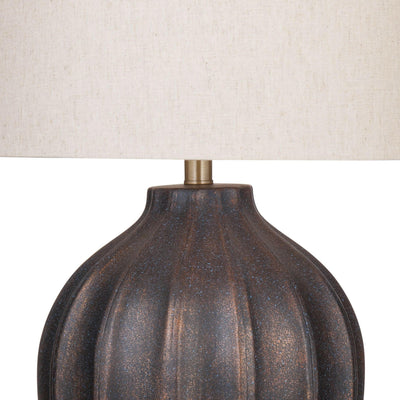 Sevee - Table Lamp - Dark Gray - Table Lamps - Grand Furniture GA