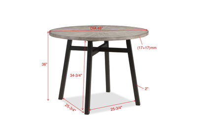 Mathis - Counter Height Table - Black