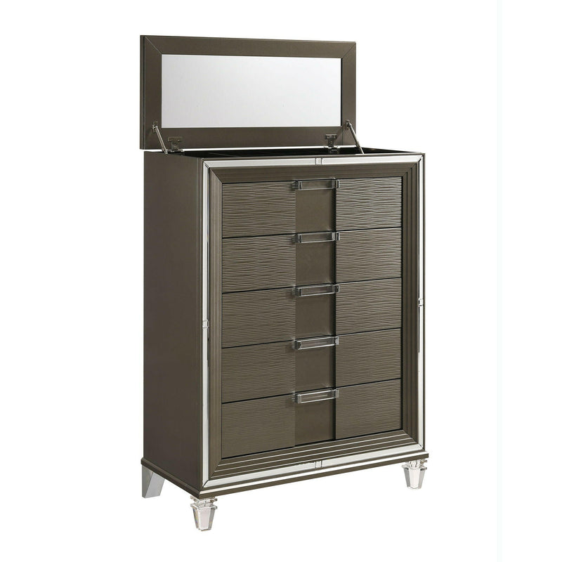 Twenty Nine - 5-Drawer Flip-Top Chest - Accent Chests - Grand Furniture GA