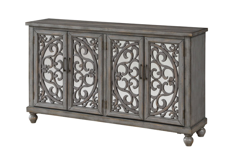 Jessica - Four Door Credenza - Hammond Gray Rub